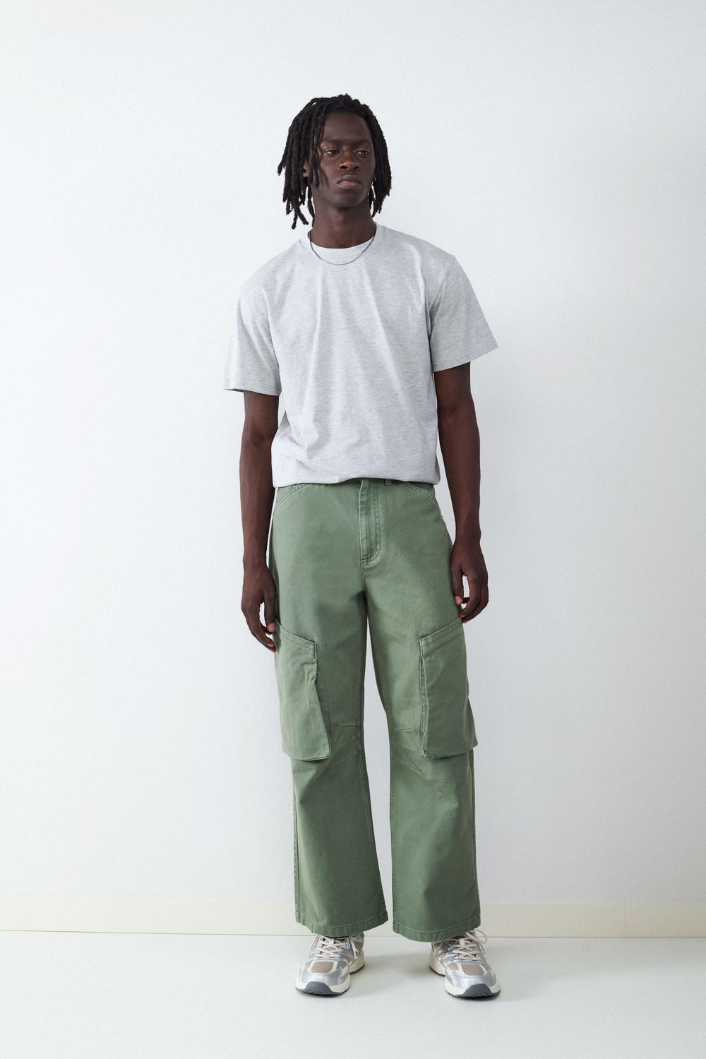 Pantalón CARGO LOOSE FIT - Beige