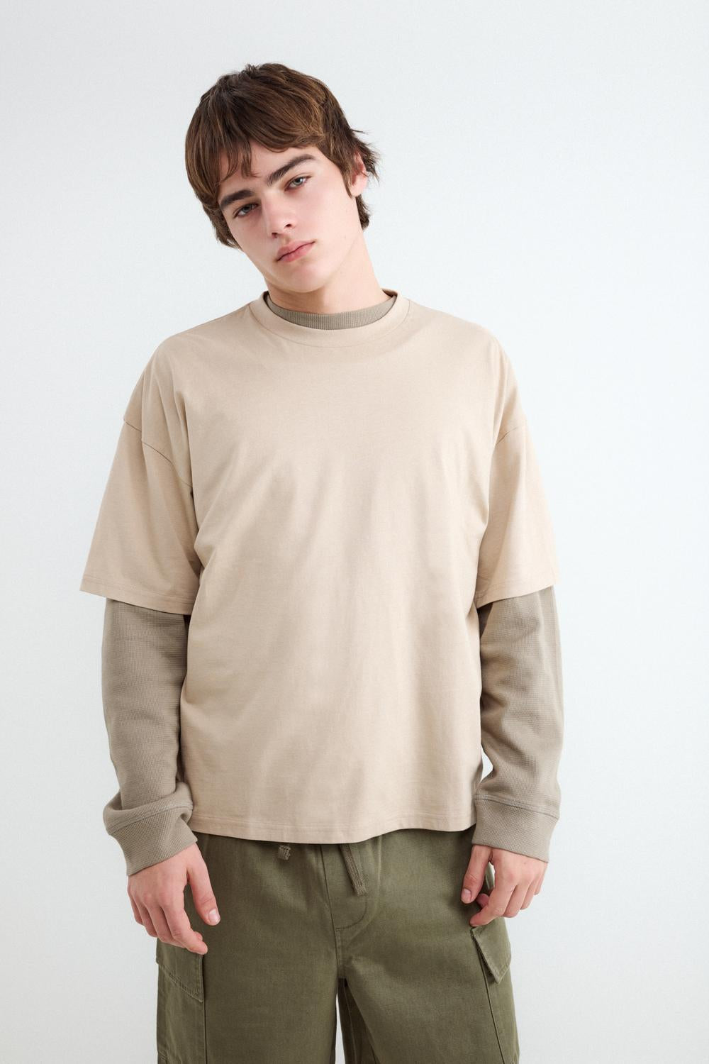 Remera Boxy - Deep Taupe
