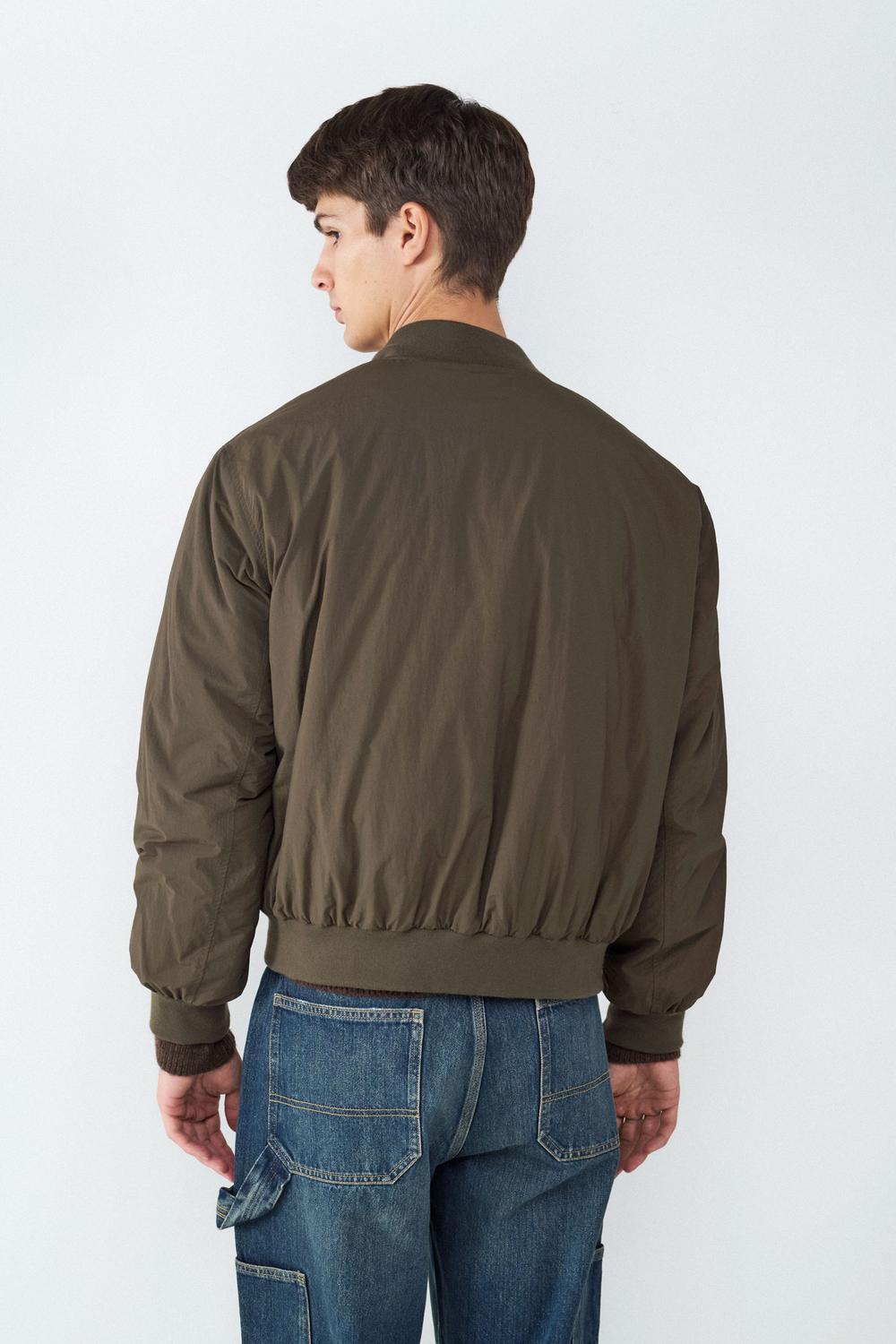 Campera Bomber Puffed - Burgundy