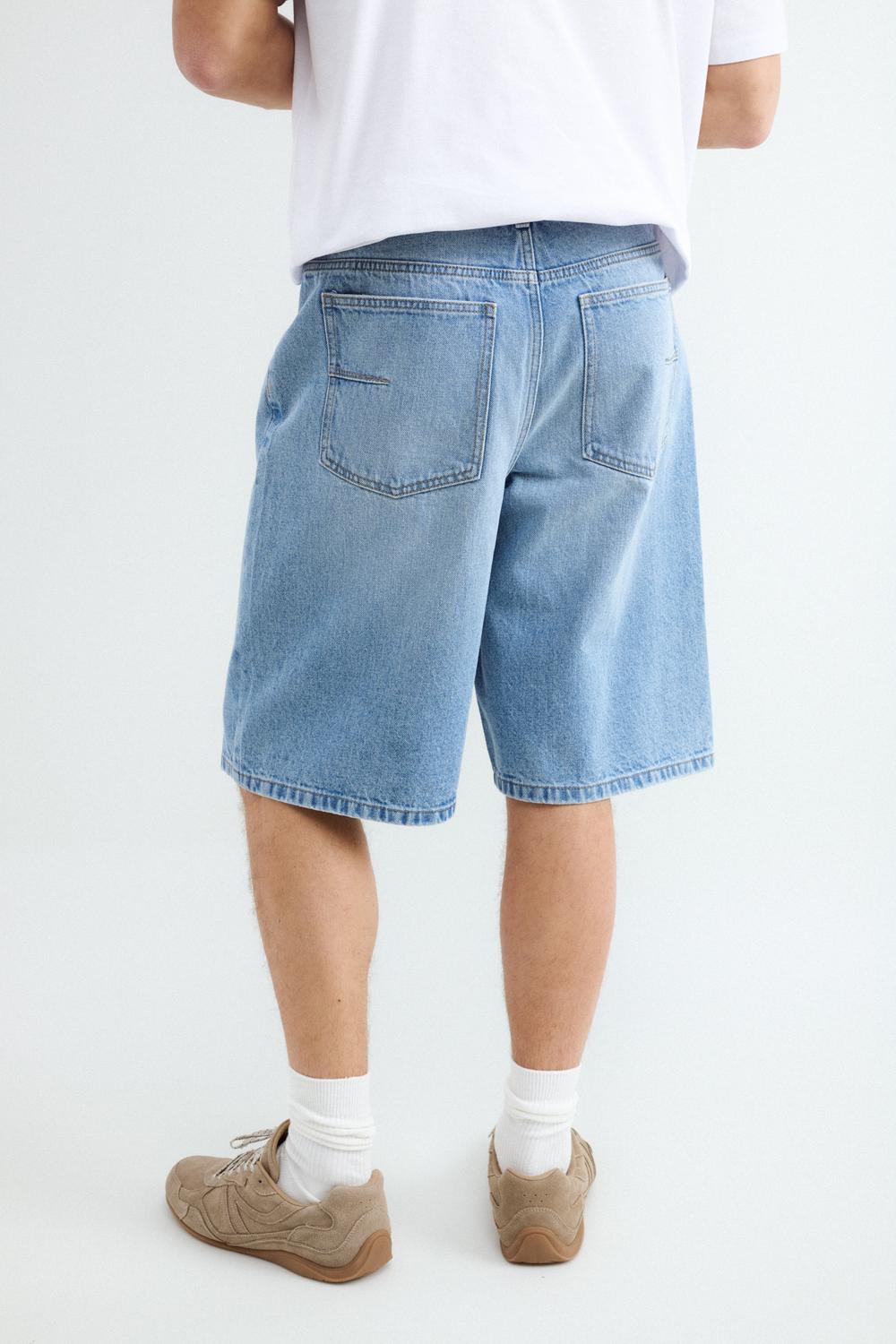 Bermuda de Jean SKATER FIT PABLO - Medium Blue Denim