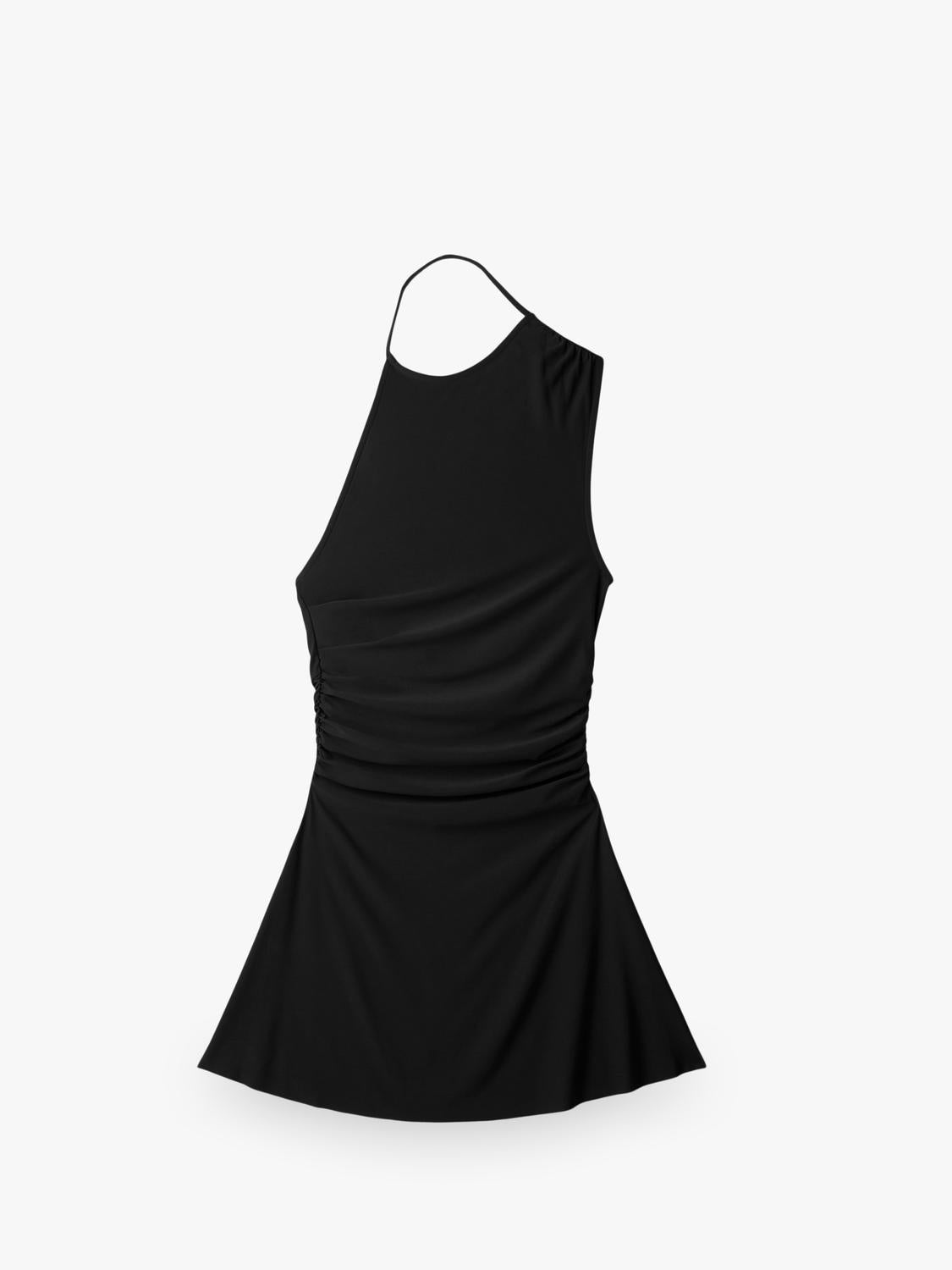 Vestido Circular Back Detail - Black