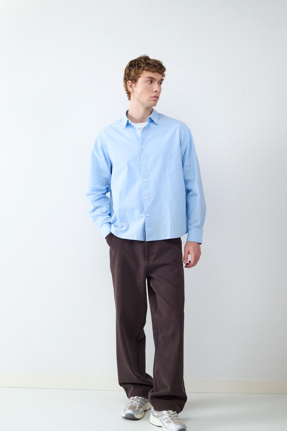 Camisa Oversize Retiro - Light Blue