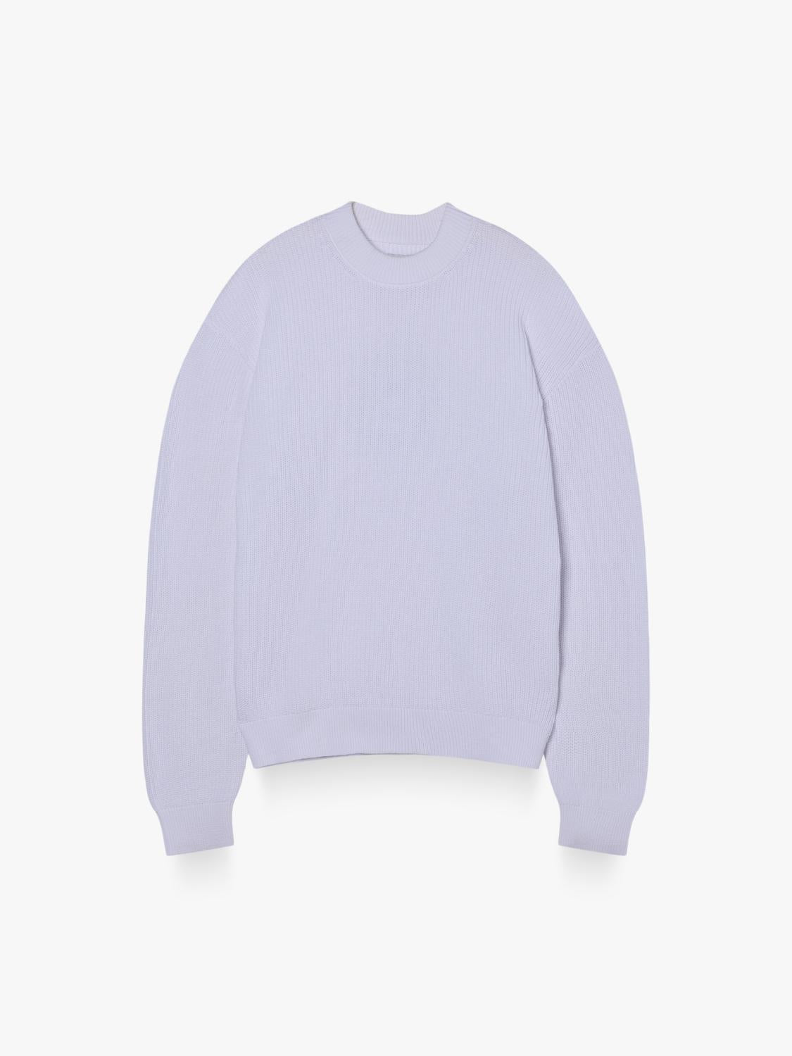 Sweater Relaxed Fit Summer Cotton - White