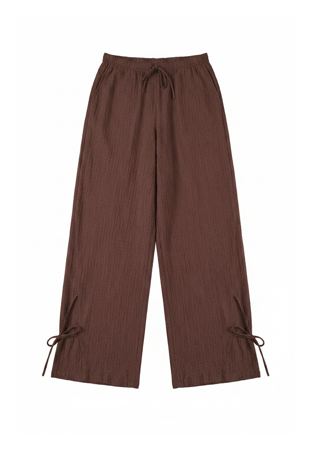 Pantalón Relaxed Textured - Morel