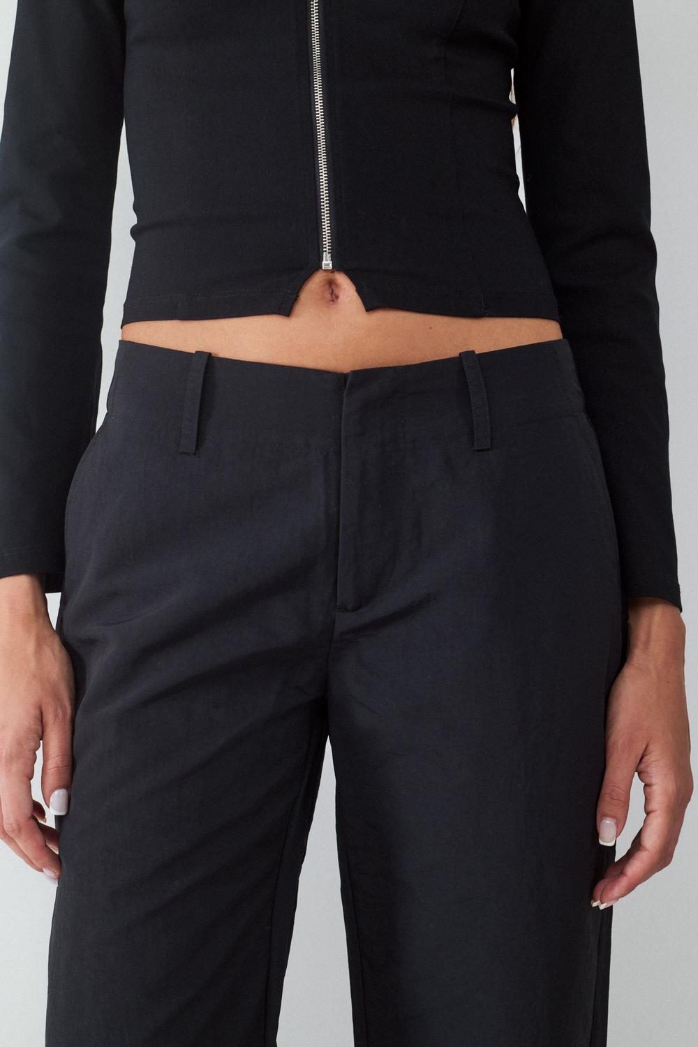 Pantalón Wide Leg Technical - Black