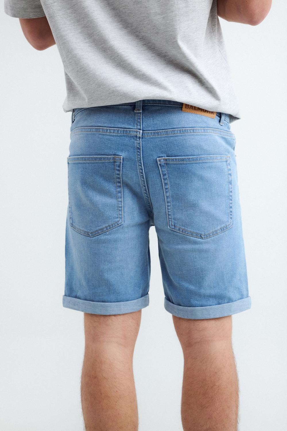 Bermuda de Jean SLIM FIT JUAN - Light Blue Denim