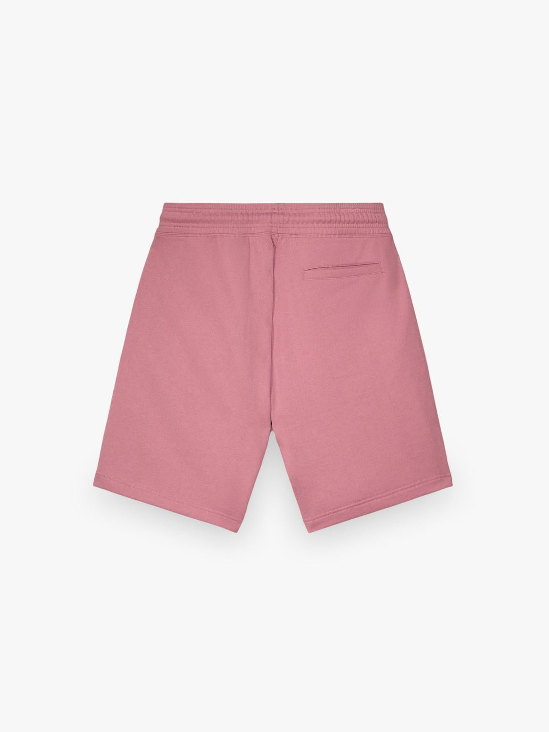 Short Regular Fit Washed Terry - Bright Red