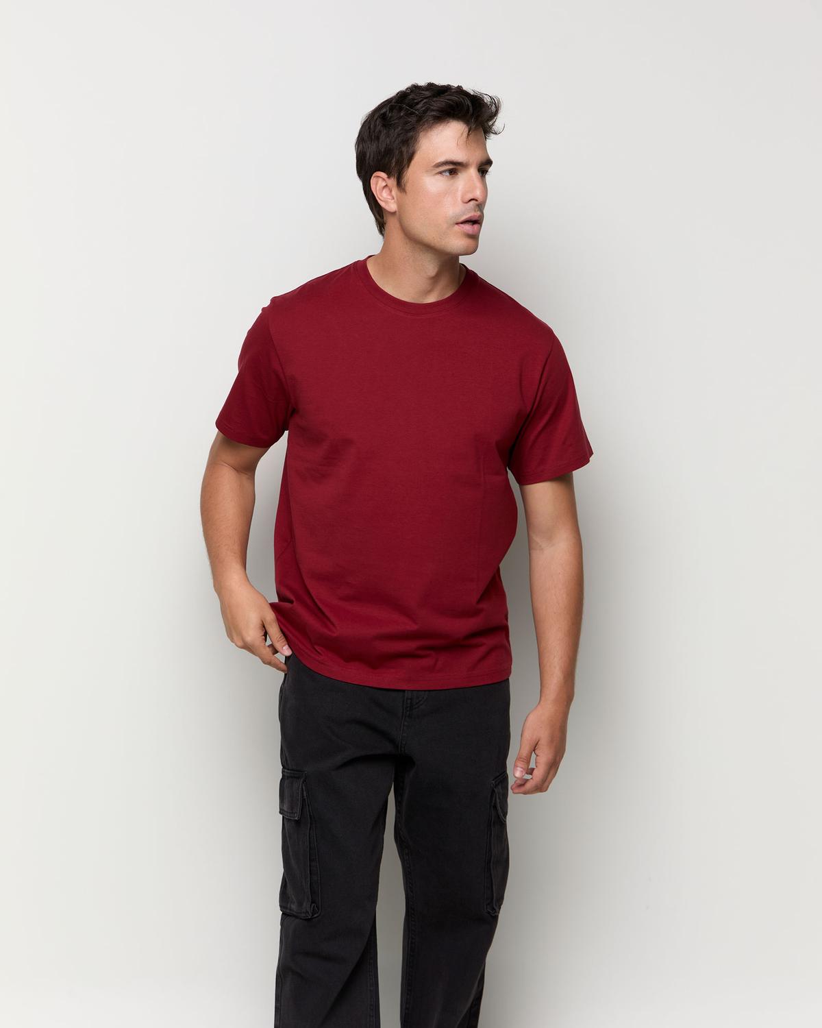 Remera Regular - Merlot