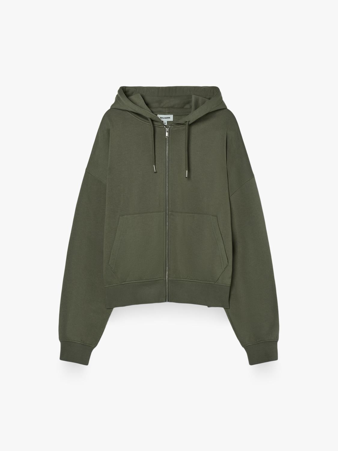 Buzo Regular Fit Zip Up - Mulled Basil
