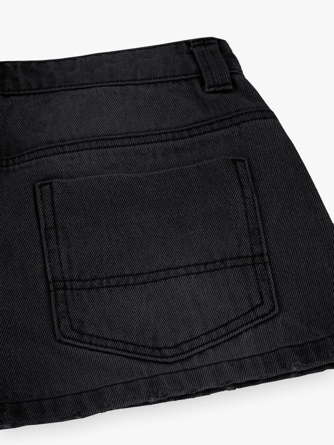Bermuda de Jean BASIC - Black Denim
