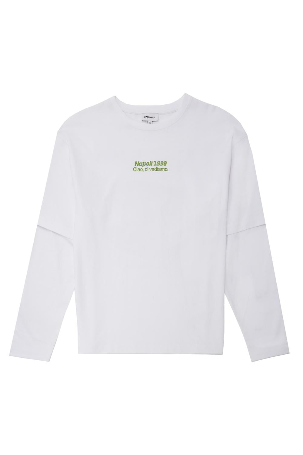 Camisa Relaxed Fit Double Pizza - White