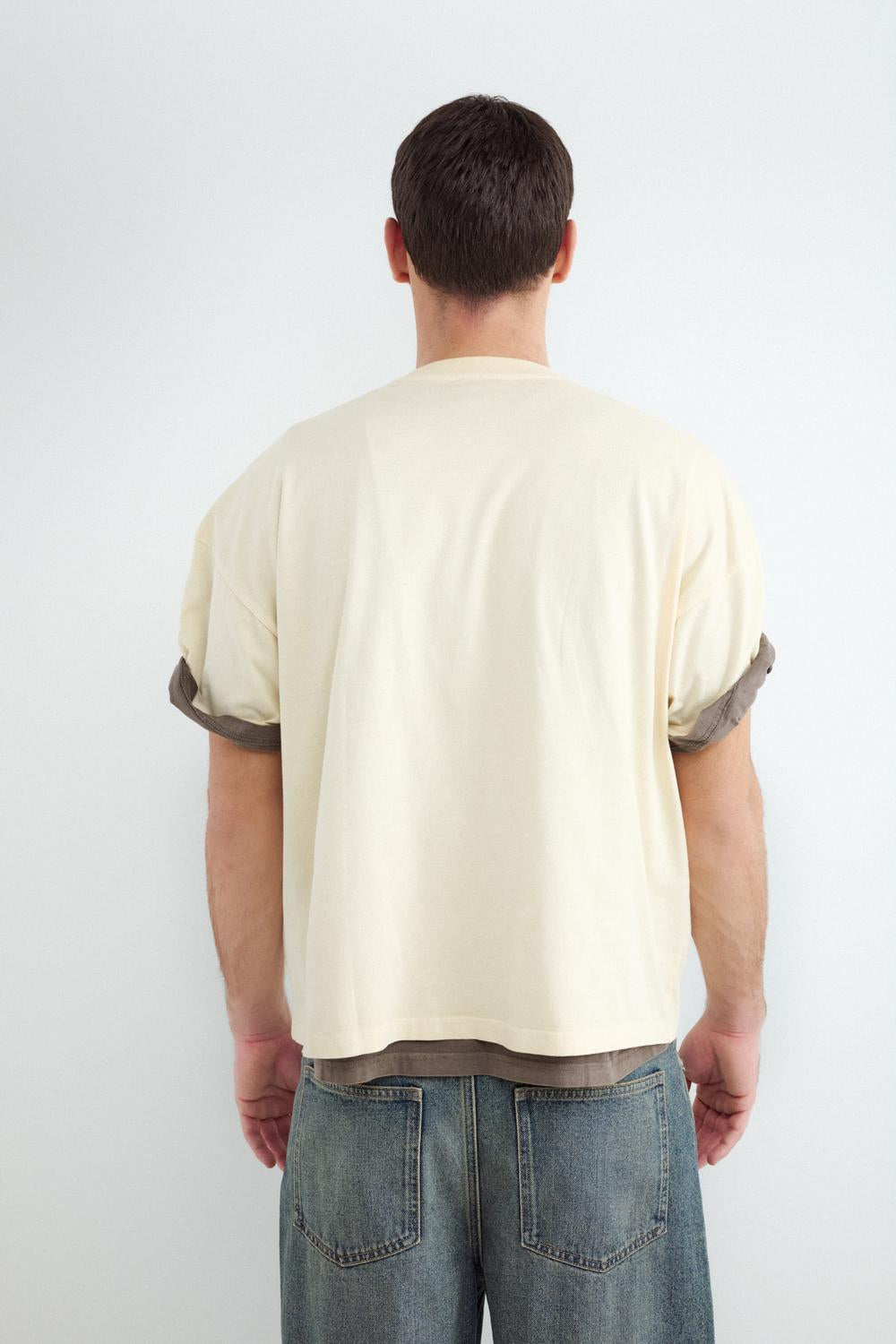 Remera Boxy Washed - Blazing Yellow