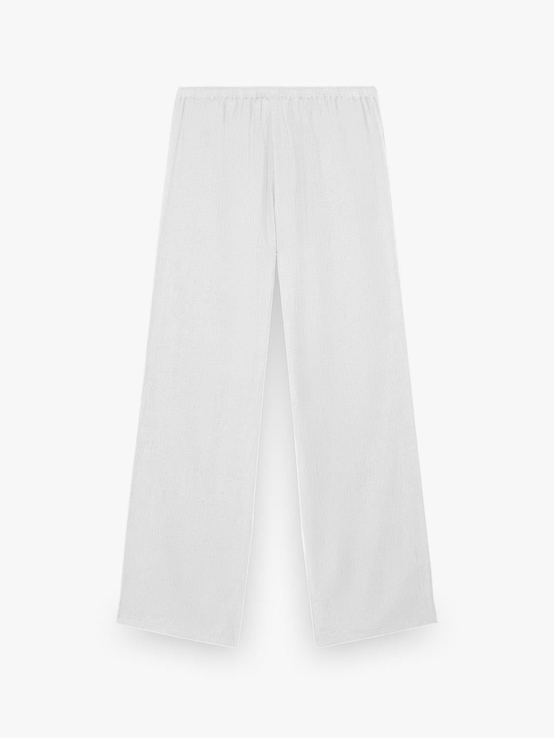 Pantalón Wide Leg Rustic Jogger - White