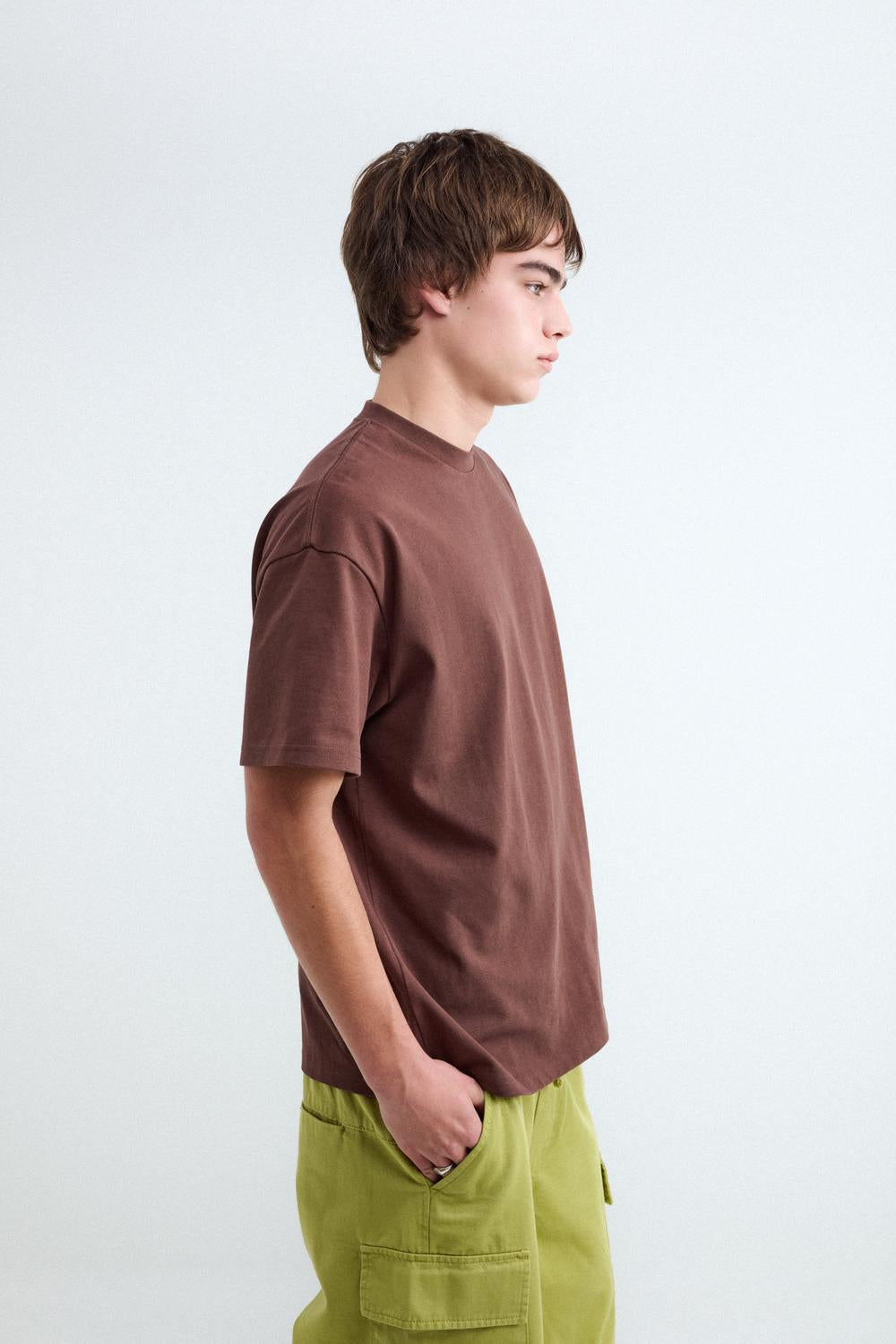 Remera Relaxed Heavy Weight - Brown Out