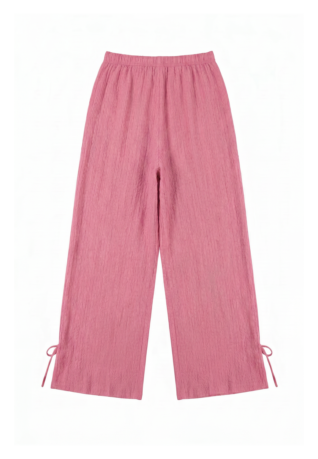 Pantalón Relaxed Textured - Rose Wine