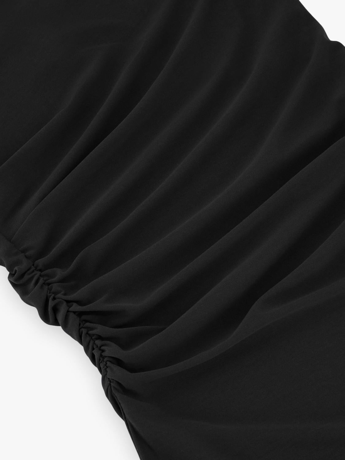 Vestido Circular Back Detail - Black