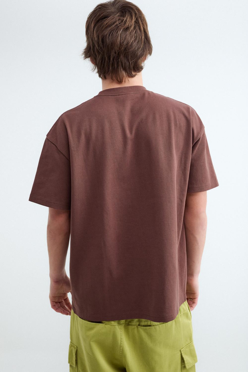 Remera Relaxed Heavy Weight - Brown Out