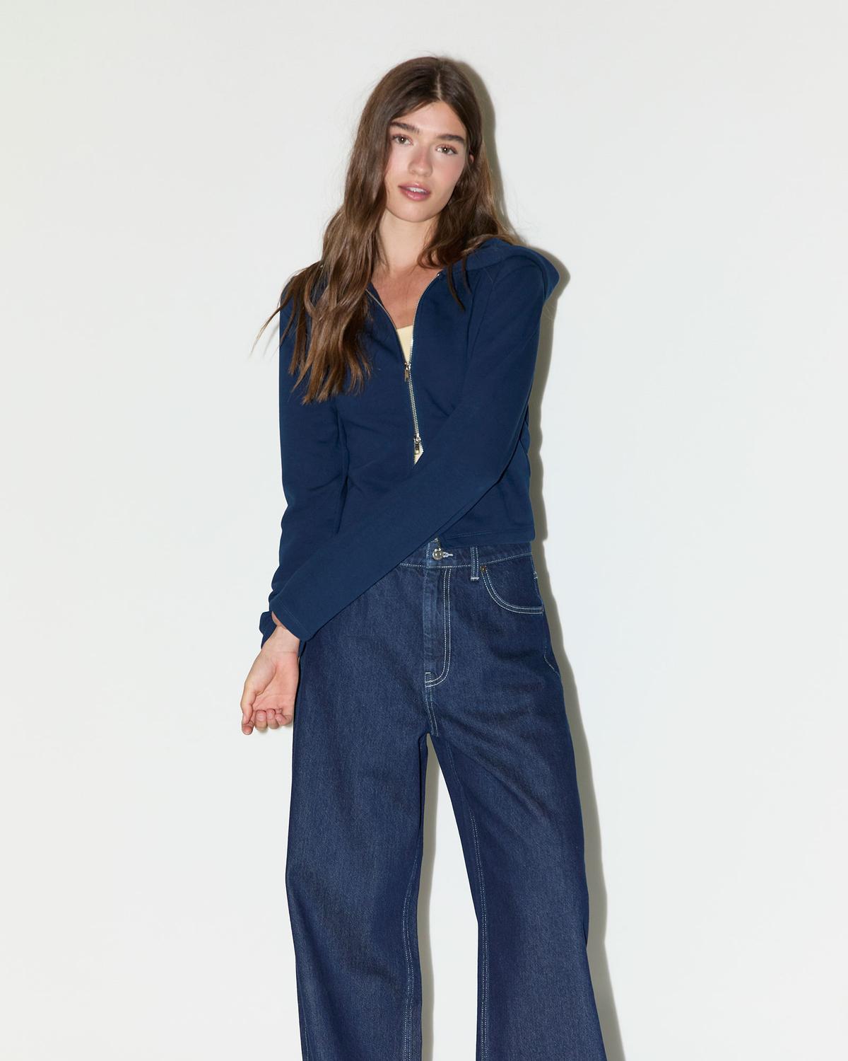 Buzo Slim Full Zipper - Pageant Blue