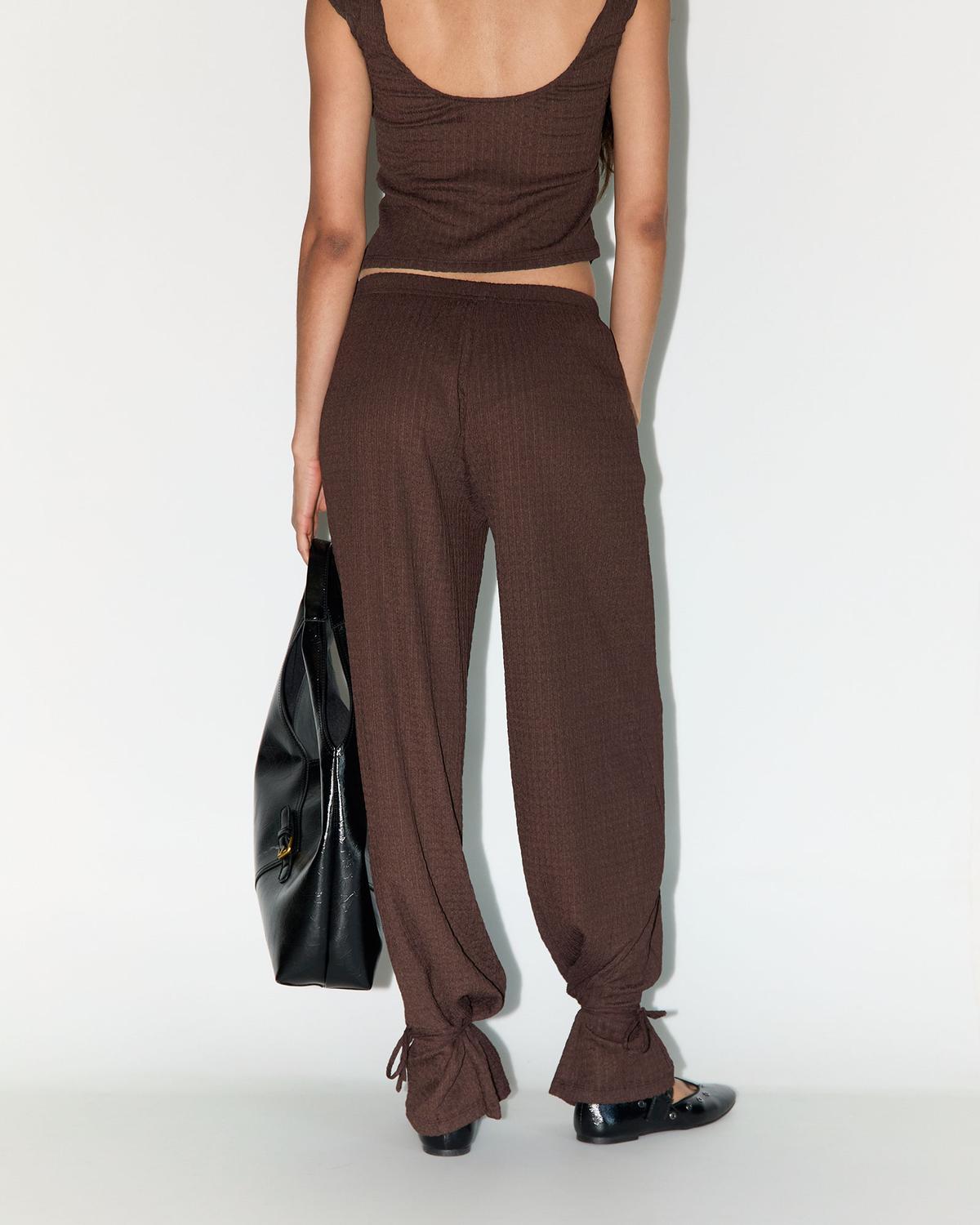Pantalón Relaxed Textured - Morel