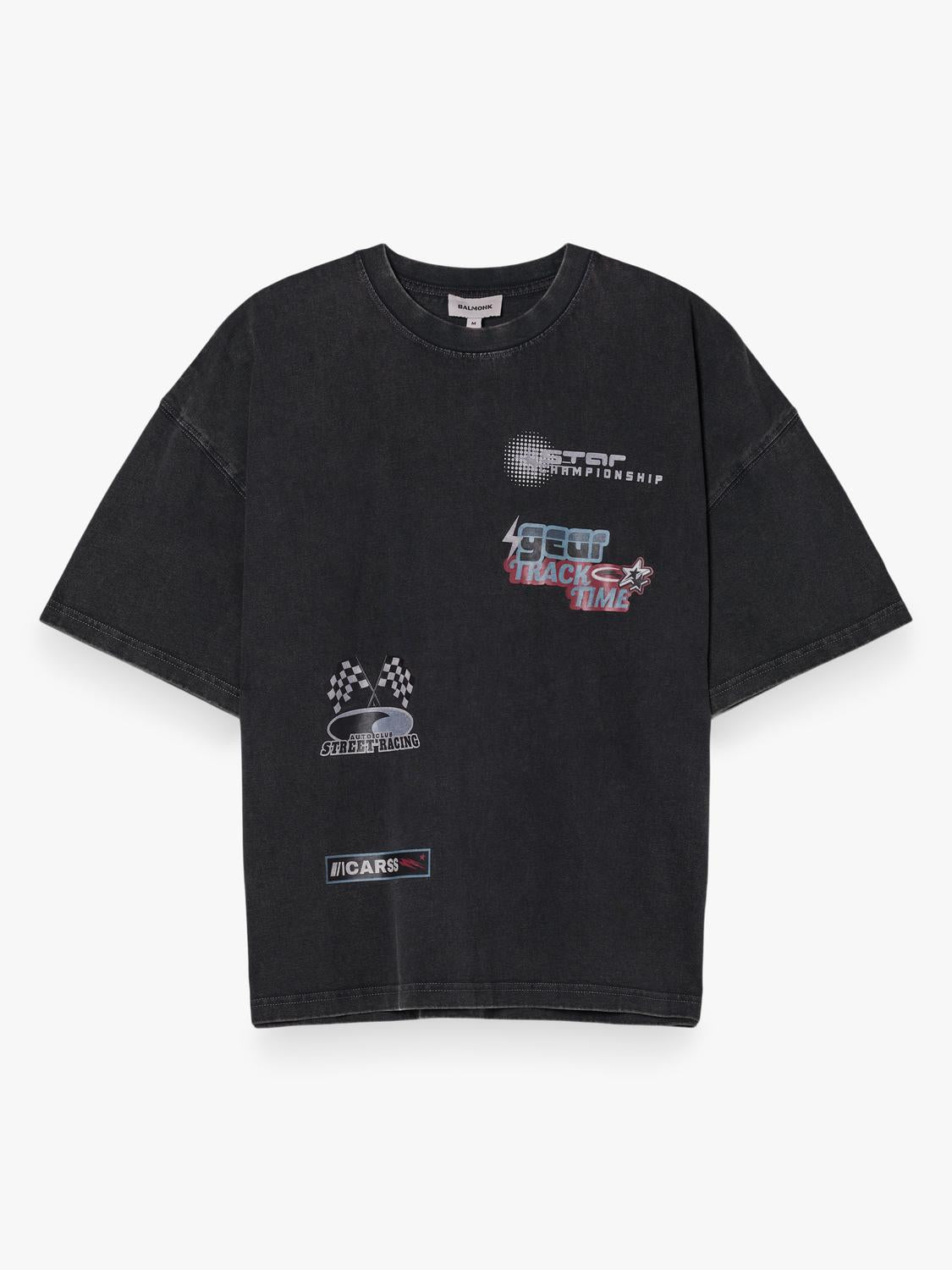 Remera Boxy With Patch - Grey