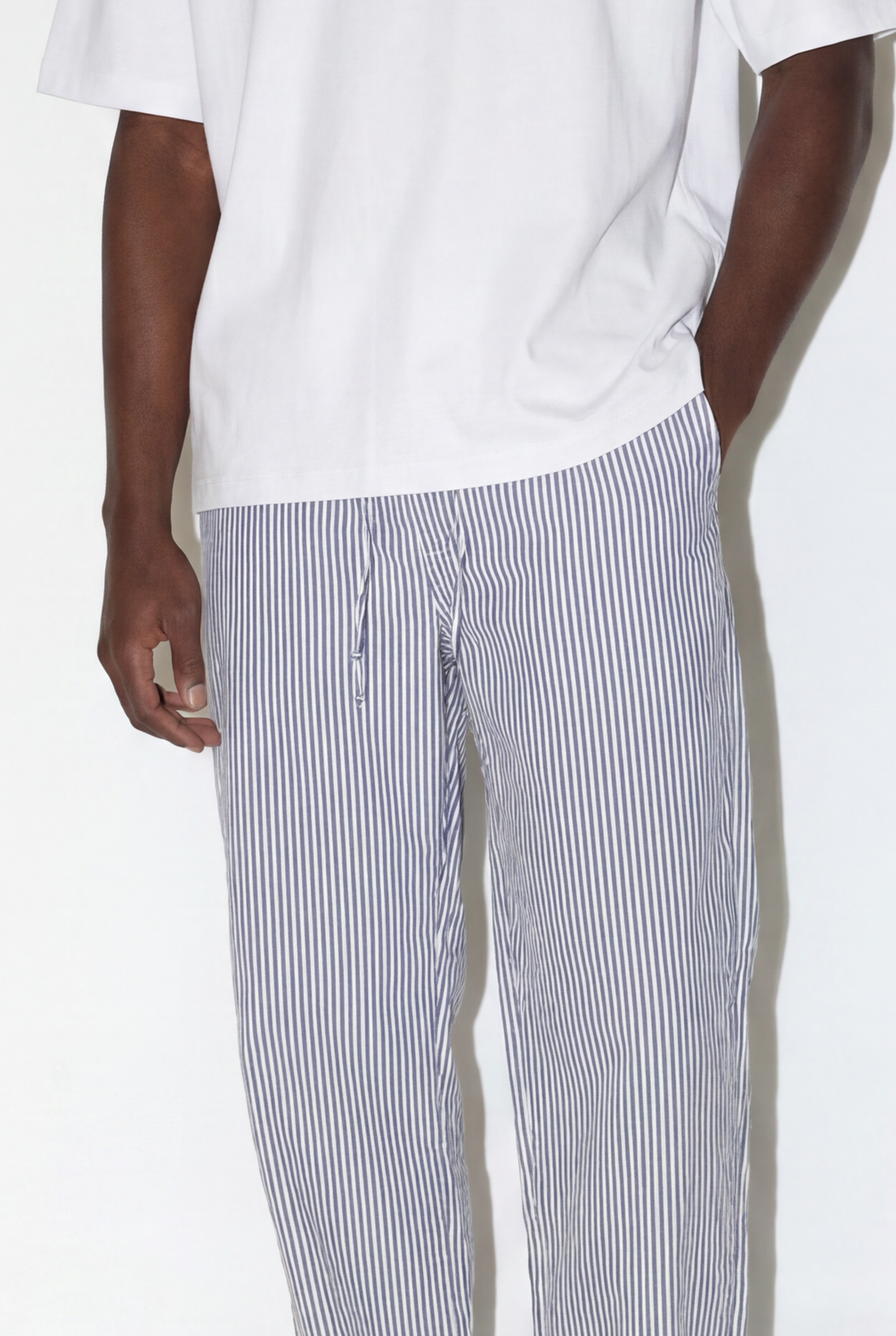 Pantalón Rustic Blue Stripes Jogger - Light Blue