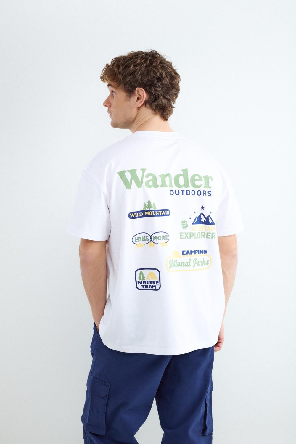 Remera Relaxed Summer Camp - White