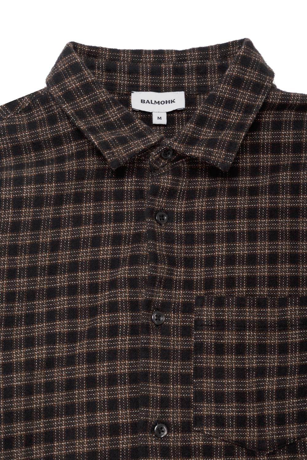 Camisa OVERSIZE POCKET FLANNEL - Black Bean