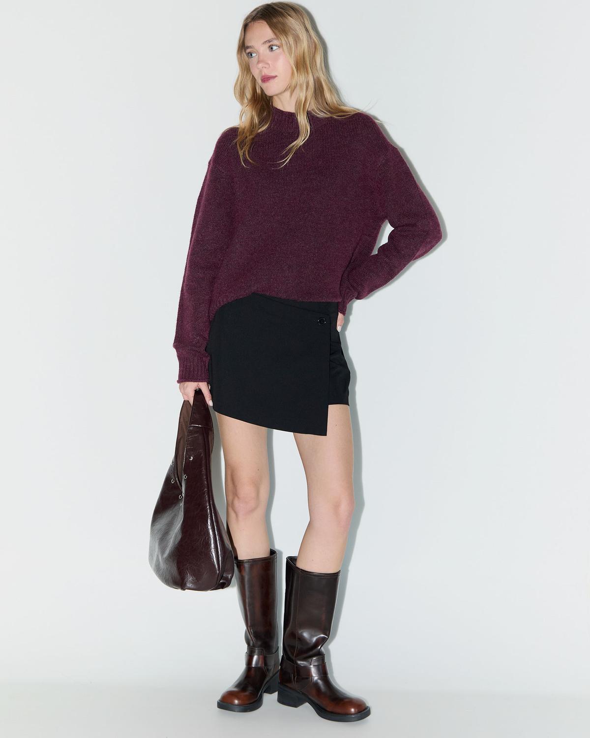 Pollera Mini Skort - Black