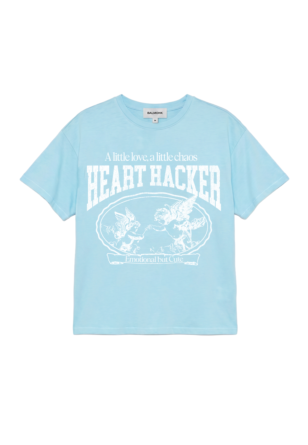 Remera Boxy Heart Hacker - Blue Elixir