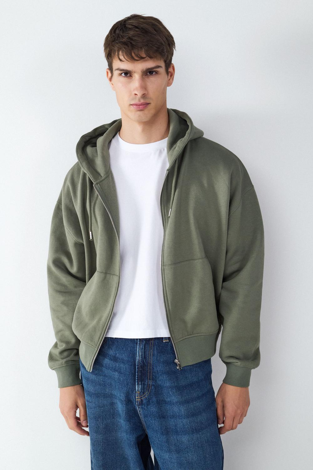 Buzo Regular Fit Zip Up - Mulled Basil