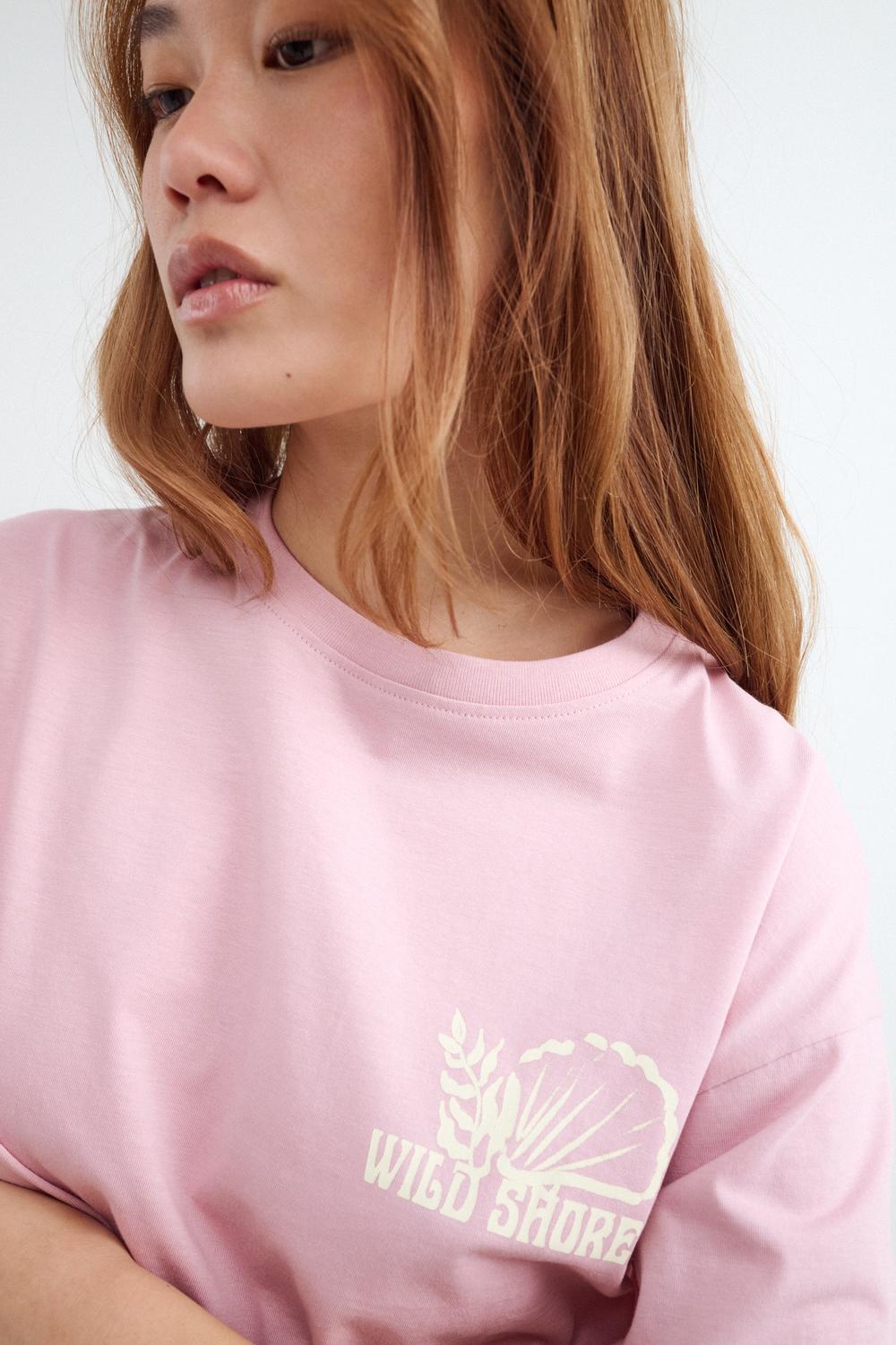 Remera Boxy Starfish - Pink Power
