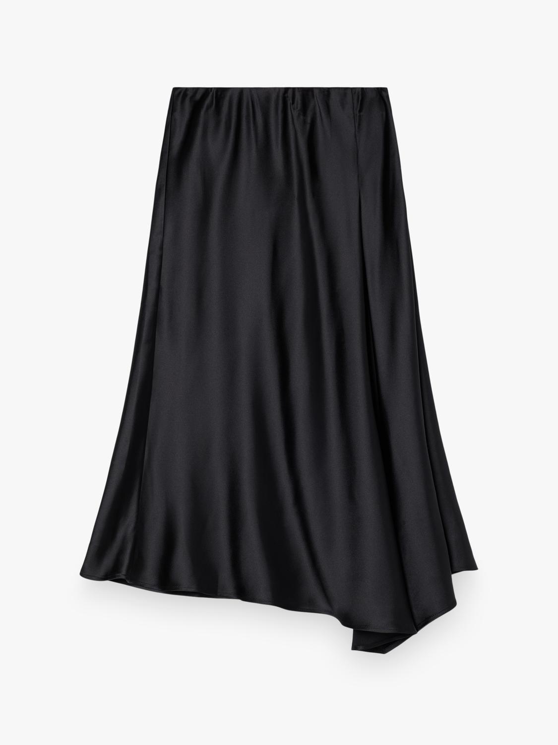 Pollera Basic Satin - Black