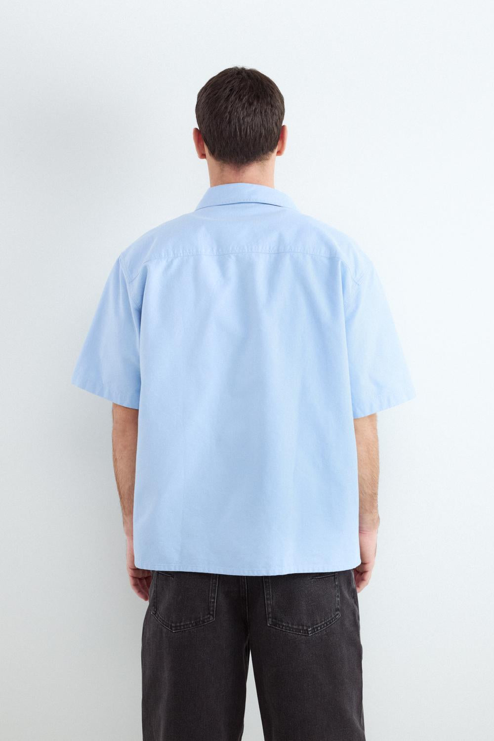 Camisa Relaxed Fit Oxford - Light Blue