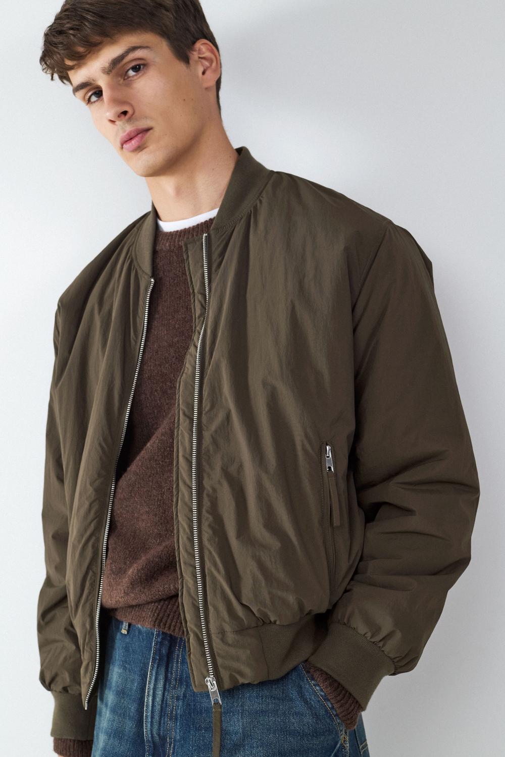 Campera Bomber Puffed - Burgundy