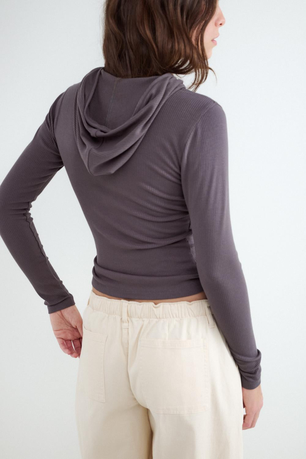 Buzo Slim Full Zipper - Grey Melange