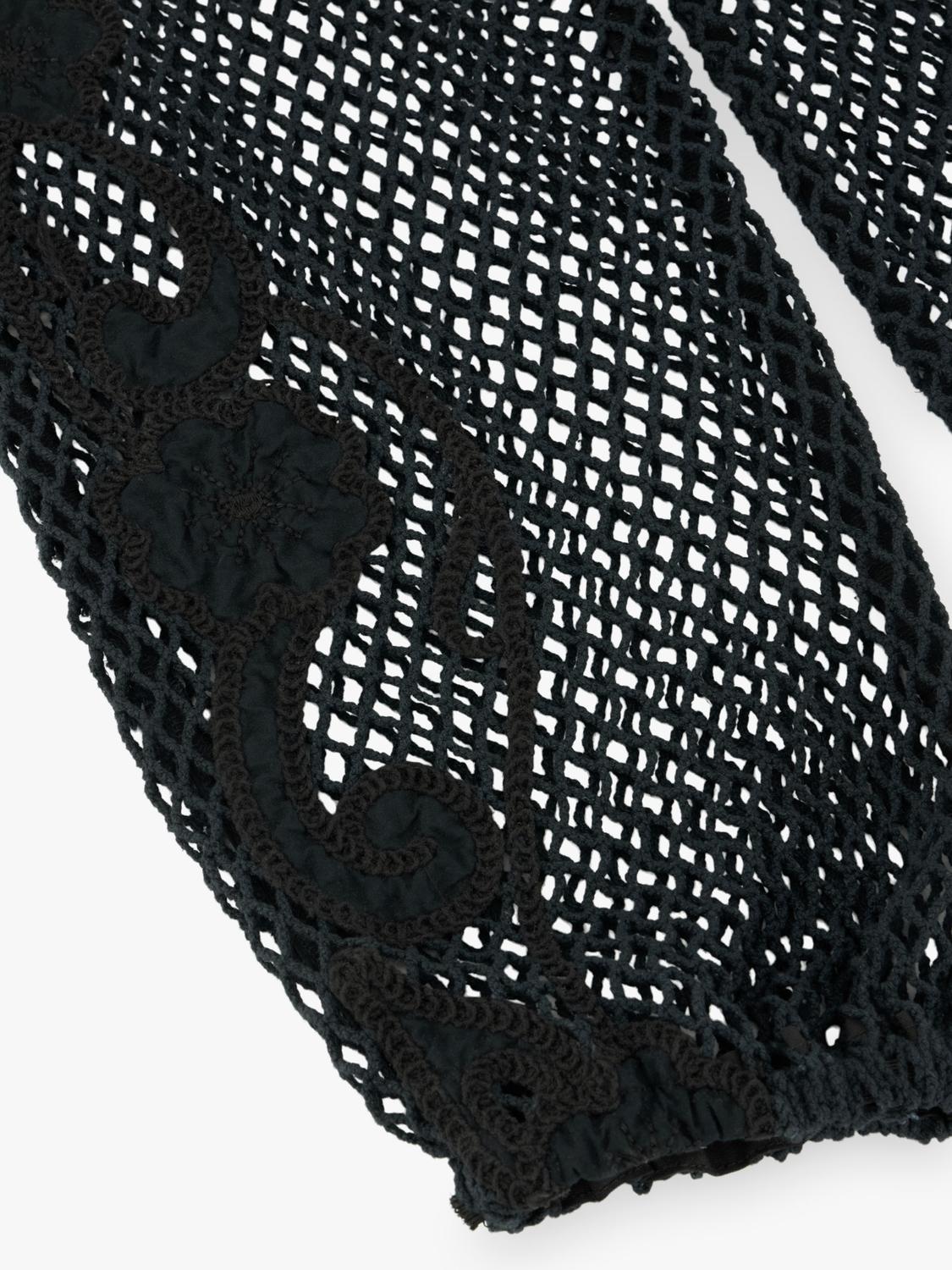 Pantalón Regular Crochet - Black