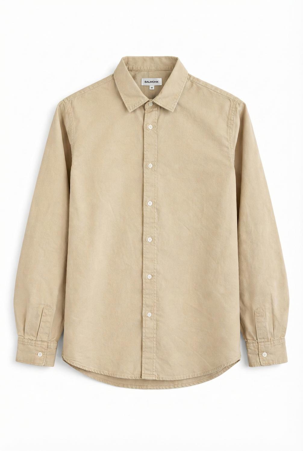 Camisa Regular Fit Heavy Cotton - Safari