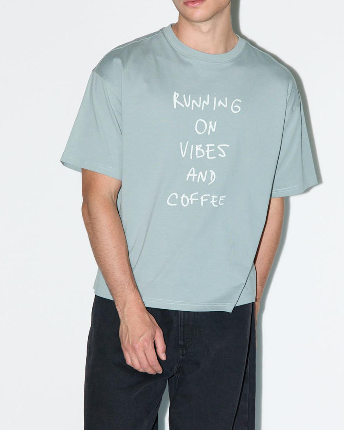 Remera Boxy Crayon Text - Wrought Iron