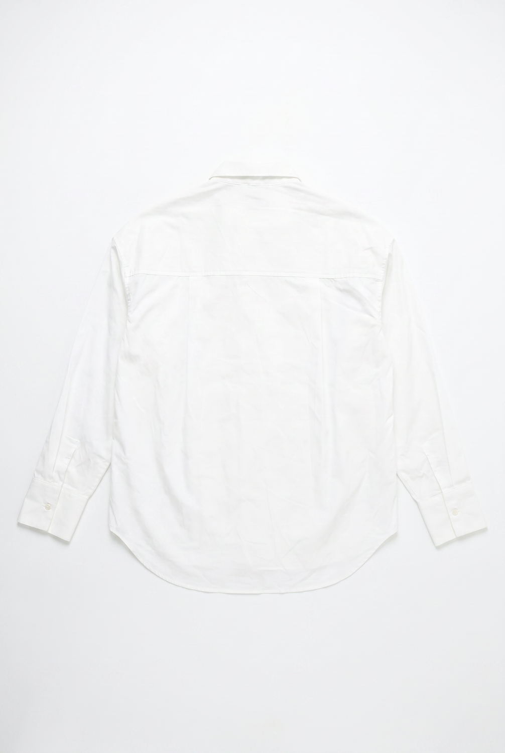 Camisa Oversize Basic Poplin - White Melange