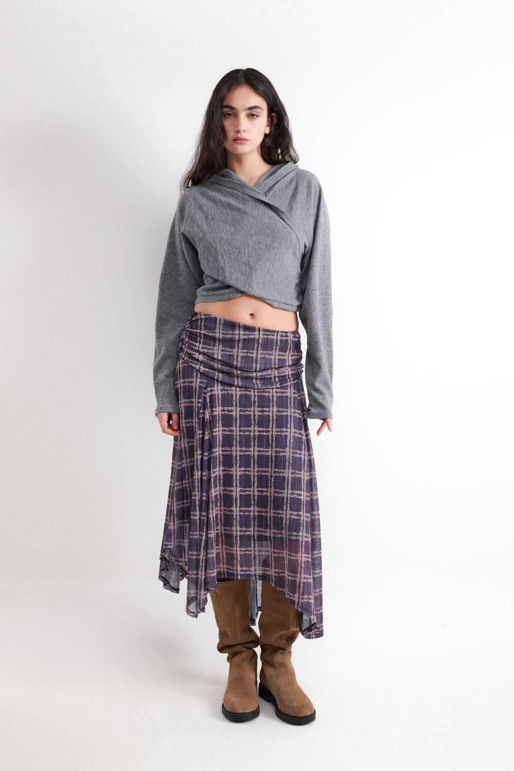 Cardigan - Grey Melange