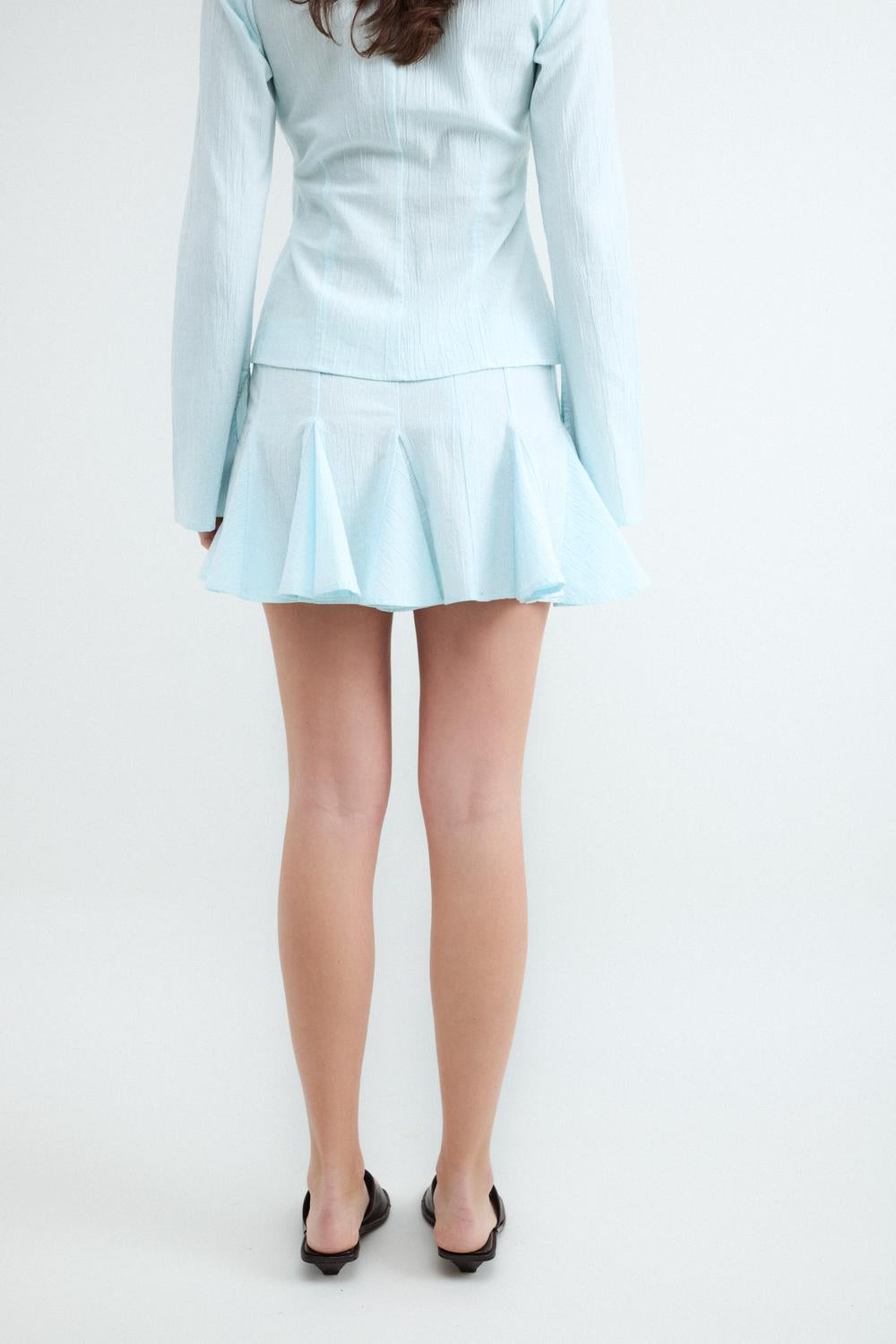 Pollera Texture Volume - Light Blue