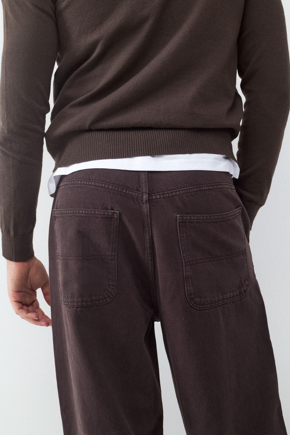 Pantalón TWILL SKATER FIT ALBERTO - Coffee Bean