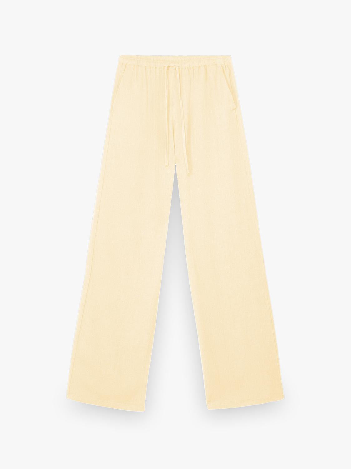 Pantalón Wide Leg Rustic Jogger - Blazing Yellow