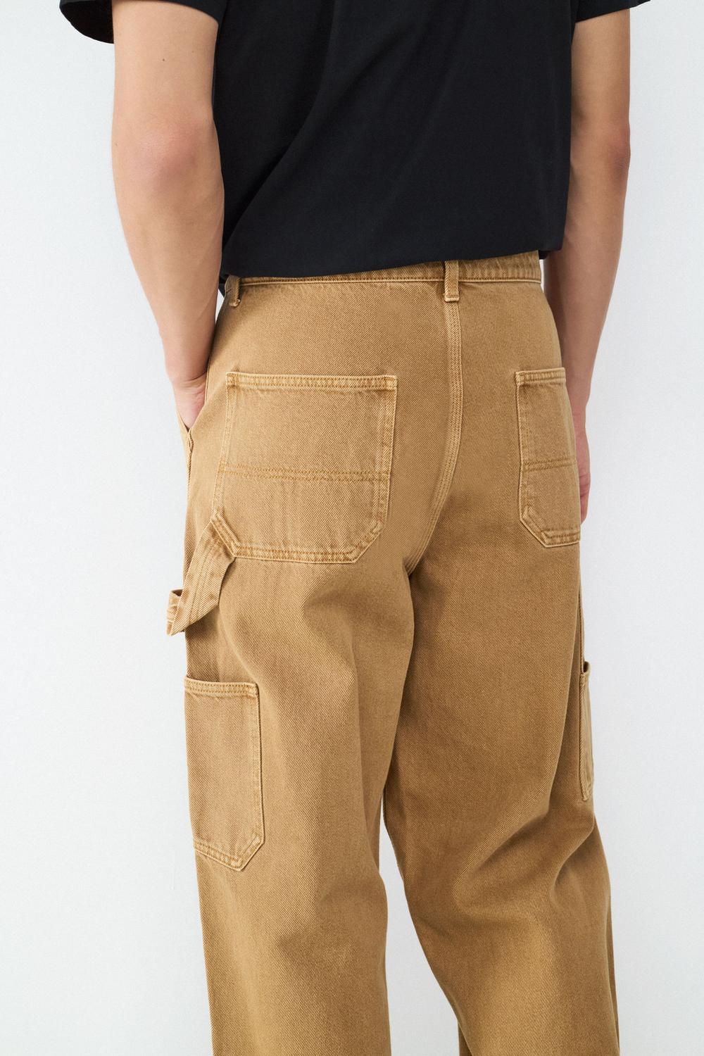 Pantalón RELAXED FIT CARPENTER PACO - Camel