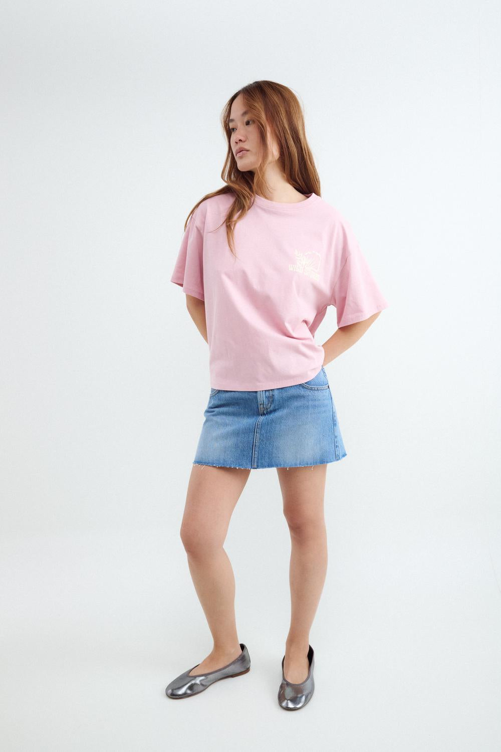 Remera Boxy Starfish - Pink Power