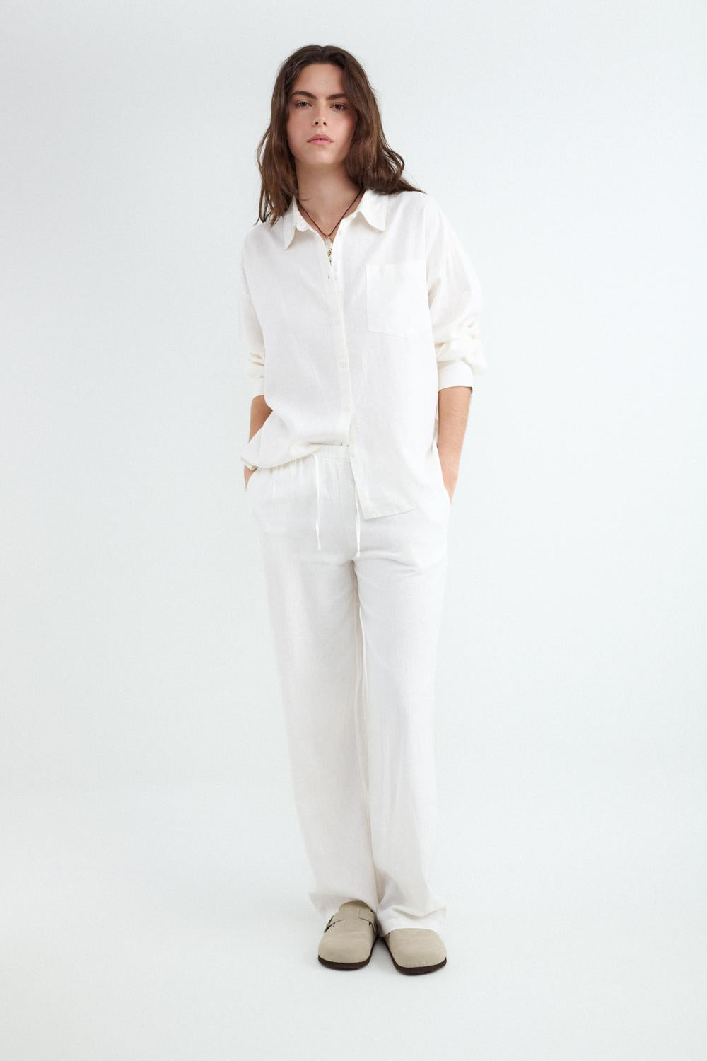 Camisa Relaxed Rustic - White