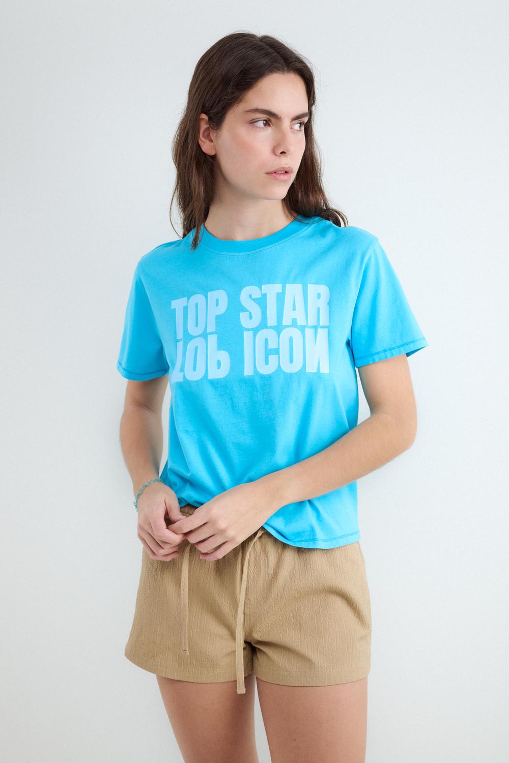 Top Regular Icon - Light Blue