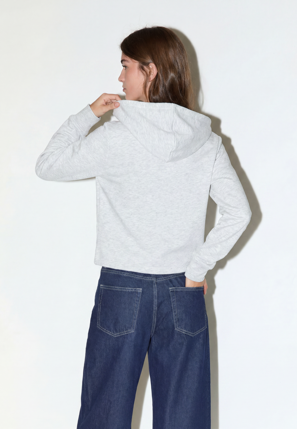 Buzo Slim Full Zipper - Grey Melange