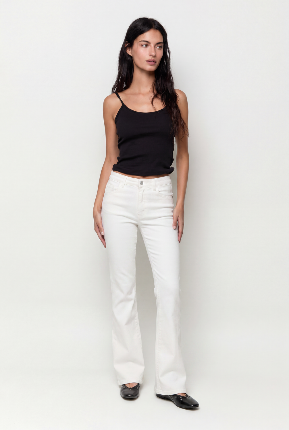 Jean DENIM FLARE FIT - White