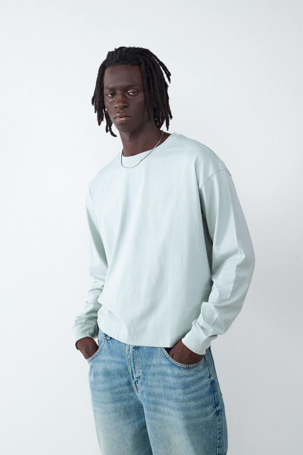 Remera Boxy - Puritan Gray
